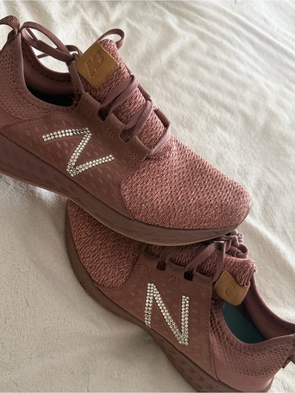 New Balance Fresh Foam Cruz Custom Swarovski Crystal Sneakers